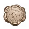 Série de Natal Adesivos de Selo de Cera Bronze Antigo para Envelopes, Convites, Garrafas de Vinho e Decoração de Presentes
