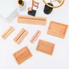 Base para Tarjetero de Madera de Haya con Tablero de Notas Acrílico, Tarjetero de Tipo Soporte y Soporte de Madera para Exhibición de Mensajes