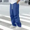 Comercio Exterior Transfronterizo Verano Pantalones Casuales para Hombre Modernos Versátiles Holgados Color Sólido Uso Diario Pantalones Rectos Venta al por Mayor