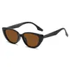 Novos óculos de sol triangulares estilo gatinho para cross-border, óculos retrô para street style, versáteis, armação pequena, para homens e mulheres, óculos com proteção UV