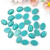 Anel Oval de Pedra Natural Cristal Superfície 13*18mm Superfície Curva Única Mancha em Forma de Ovo Pedra Nua Meia Superfície Acessórios Atacado Transfronteiriço