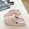 Versátiles y Populares Sandalias de Verano Cerradas y Ligeras, Resistentes al Desgaste, Tipo Slip-on Birkenstock Crocs EVA, Exclusivas para Chicas Dulces