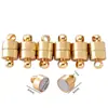 Novos acessórios de fivela magnética cilíndrica pulseira de casal corda de cabelo acessórios de fivela magnética diy atacado W246