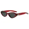 Gafas de Sol Anti-UV para Mujer Personalidad Chica Popular Estilo ins Gafas de Sol Ojo de Gato Modernas gm Gafas de Sol de Marco Pequeño Europeas y Americanas
