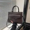 Padrão de tecido texturizado 2026 nova bolsa feminina estilosa, simples e elegante, bolsa de ombro e bolsa transversal