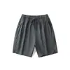 Pantalones cortos deportivos de hombre de venta caliente transfronterizos de secado rápido, pantalones largos rectos de longitud media de seda helada de verano nuevos, en stock de comercio exterior