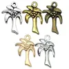 Pingente Pequeno de Liga Retro Oca Árvore da Vida para DIY 5 Cores Pingente de Chaveiro Pingente de Colar Pulseira Brincos Acessórios de Joias