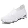 Zapatos para Mujer 2026 Primavera Nuevos Zapatos de Tejido Volador de Comercio Exterior para Mujer Zapatos Casuales de Tela de Suela Gruesa Zapatos de Plataforma sin Cordones