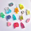 Di'ai molde de arenas movedizas torcido pegamento de cristal gota material hecho a mano colgante llavero joyería DIY hecho a mano