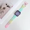Correa de Silicona con Estampado de Purpurina Dopamina Compatible con Apple Watch 9 10 11ª Generación iWatch Ultra Correa de Muñeca