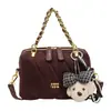 Bolso acolchado de gamuza de alta gama para mujer, nuevo y moderno 2026, bolso de hombro y bandolera vintage de otoño, de lujo ligero, nicho