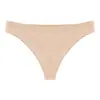 Roupa Íntima Feminina Europeia e Americana Transfronteiriça Sexy Sem Costura Esportiva Fitness Cintura Larga Cintura Baixa Sem Costura Cor Sólida Briefs Tanga