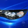 Adecuado para Toyota Subaru Impreza WRX10 generación faro lámpara ceja decoración pegatinas negro piano modificación exterior del coche