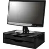 Suporte para Monitor 2 Gavetas 39X26X12 MDF Preto Pi