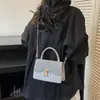 Bolso de Mujer con Diseño de Estampado de Leopardo Otoño 2025 Nuevo Versátil Gama Alta Simple Casual Bandolera Cruzada Bolso de Mano Exquisito