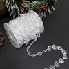 Enfeites de Árvore de Natal Transfronteiriços Corrente de Contas de Plástico Pingentes Transparentes Vitrine de Shopping Arranjo de Cena Doméstica Decorações de Natal
