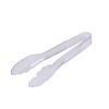 Pinza para alimentos de PC engrosada al por mayor transparente blanco pinza para pan pinza para alimentos pinza multiusos pinza para malatang pastel buffet