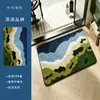 Dopamina Geométrico Bolha Casa Banheiro Absorvente Antiderrapante Tapete Veludo Quarto Decorativo Fábrica da Amazon