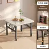 Mesa Plegable, Mesa de Comedor para Uso Doméstico, Mesa Cuadrada Simple para Apartamentos Pequeños, Mesa de Comedor Portátil para Mercados Nocturnos, Mesa para Puestos Exteriores