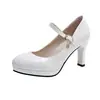 Zapatos de Plataforma Impermeables de Tacón Alto para Mujer, Tacón Grueso, Punta Redonda, Nuevo Modelo de Moda para Pasarela, Zapatos de Trabajo para Discoteca, Zapatos de Salón para Mujer