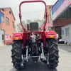 Tractor 504 con Arado Hidráulico de Volteo Tracción en las Cuatro Ruedas Rotocultivador Mecánico Deshierbe y Fertilización del Terreno Tractor Agrícola de Alta Eficiencia