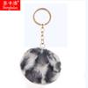 Nova Chaveiro de metal simples com estampa de leopardo criativa, chaveiros para sapatos e chapéus, bolsa, ornamentos para carro em estoque