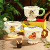 Taza de Cerámica de Crayon Shin-Chan para Niñas y Niños, Taza de Desayuno, Taza de Café para Oficina, Regalo Souvenir, Personalizable