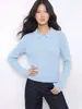 BW Pedido Suéter de Punto Trenzado Estilo Coreano Cuello Polo para Mujer 2026 Otoño Nuevo Sentido del Diseño Nicho Manga Larga