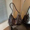 Bolsa Tote Grande Capacidade Transfronteiriça 2026 Outono/Inverno Novo Estilo Coreano Textura de Nicho Bolsa de Ombro Única Portátil Mochila Estilosa