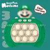 Juguete de presión POP IT transfronterizo para niños, pato, máquina de juego de empuje rápido, control de roedores, pionero, hámster, rompecabezas, descompresión