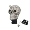 Modificación de Coche Perilla de Cambio Calavera Manija de Palanca de Cambios Calavera Tentáculo Perilla de Cambio Transmisión Automática Resina Cabeza de Palanca Ola