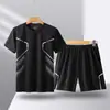 Conjunto Deportivo de Verano 2026 para Hombre: Camiseta de Manga Corta, Jersey de Baloncesto, Estilo Coreano Moderno Versátil Conjunto Casual de Dos Piezas