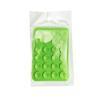 Ventosa de silicone de 24 grãos Preto Adesivo Simples Copo de Sucção Antiderrapante Case de Telefone Celular Portátil Titular Quadrado
