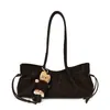 Bolsa de Ombro/Axila Moda Casual Retro Versátil Simples Elegante Estampada de Leopardo Popular Nova Outono 2026