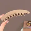 Presilha banana plissada de chifon, presilha vertical, presilha de garra de verão de alta qualidade, presilha para rabo de cavalo na nuca, presilha de cabelo elegante e delicada