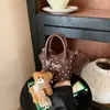 2026 Nuevo Bolso de Hombro Único Otoño Estilo Lindo de Mujer Lunares Versátil Retro Mini Bolso Cruzado