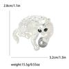 Broche de Gato de Dibujos Animados de Moda Lindo Esmalte de Aleación Nicho Versátil para Hombre y Mujer Joyería Corsage Pin de Animal