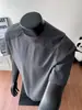 Camiseta Masculina de Seda de Gelo Secagem Rápida Estilo Americano, Design de Verão com Painéis de Malha, Gola Pequena, Manga Curta, Toque de Alta Qualidade