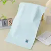 Toalla infantil de algodón 32 hebras 25*50 bordada de dibujos animados toalla facial para bebé artículos de primera necesidad para el hogar toalla facial