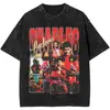 Algodón Lavado Agua Hacer Viejo Camiseta NO ME IMPORTA Carácter Europeo y Americano Estampado Top Nuevo Transfronterizo