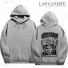 Hoodie Cross-Border Aliexpress 2025 Novo Modelo Grito de Medo Dupla Face Unissex Manga Longa Tamanho PP