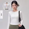 Ropa de yoga con cordón, diseño hueco y copas incorporadas, de manga larga, para mujer, permite un movimiento sin restricciones sin necesidad de un sujetador aparte, con copas fijas que no se mueven
