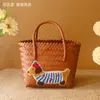 Cesta tejida de Dachshund Souvenir para Damas de Boda, Regalo práctico de alta gama, Caja de regalo de boda, Bolso de mano, Regalo de boda para hermanas