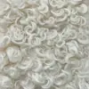 Tecido de lã de ovelha felpudo com estampa de tigre, tecido de ovelha grande com textura de anel