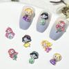 Nuevos Adornos para Uñas de la Princesa Aisha al por Mayor Lindos Hielo a Través de Escape Princesa Niña Pequeña Resina Dibujos Animados Accesorios