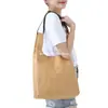Sacolas de Compras de Papel Kraft Transfronteiriças Sacolas Tote de Papel Dupont Japonês e Coreano Sacolas Tote de Papel Dupont Japonês Fábrica Personalizada