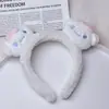 Nuevos Accesorios para el Cabello al por Mayor Moda Niña Estudiante Dibujos Animados Doble Aro para el Cabello Pasador Celebridad de Internet Banda para Lavarse la Cabeza Hebilla para el Cabello
