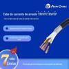 Cabo de Corrente de Arraste Flexível Blindado Trvvp Resistente à Dobra para Máquinas-Ferramenta