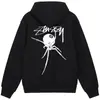 Sudadera con capucha Cross-Border Stu Black 8 Billiards Marca de moda para hombre y mujer Estilo callejero Estampada Chaqueta Otoño/Invierno Estilo básico