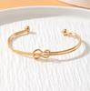 Patrón de toques transfronterizos de Europa y Estados Unidos patrón de flor de amor personalidad exagerada pulsera de apertura del ojo de Horus combinación de 4 piezas